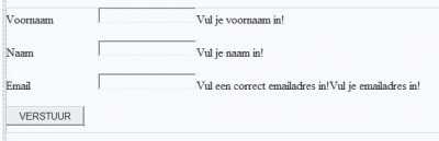 Oplossing oefeningen validatie 16-1: Design